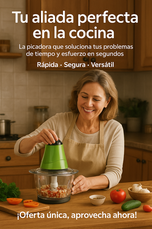 TurboChop Pro - Picadora de alimentos