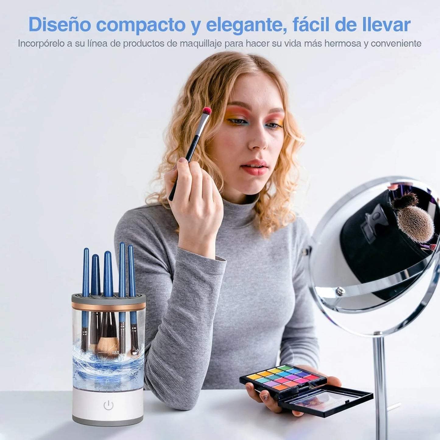 Limpiador De Brochas De Maquillaje