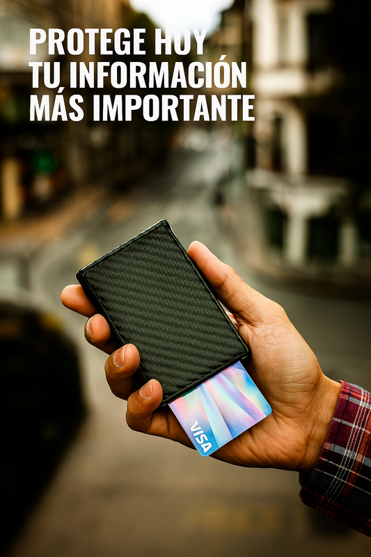 BILLETERA INTELIGENTE RFID DE METAL