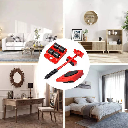 Levanta Muebles con Ruedas 360° – ¡Reorganiza tu casa sin esfuerzo, sin dolor y sin dañar el piso!