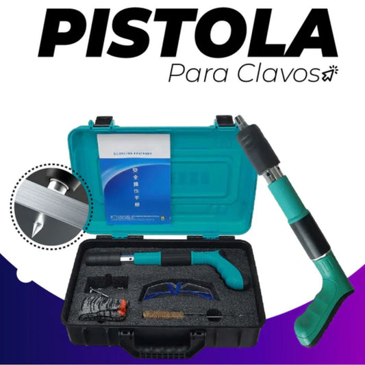 PISTOLA DE CLAVOS + 200 CLAVOS