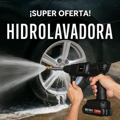 🔋Hidrolavadora Portátil 98V con 2 Baterías